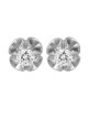 14K Gold 6-Pronged Diamond Stud Earrings (Choice of Color)