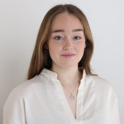 Diamond-Accented Circles 14K White Gold Pendant Necklace