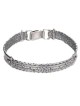 Hinged Sterling Silver Bracelet - Traveler's Prayer (Psalms 91:11)