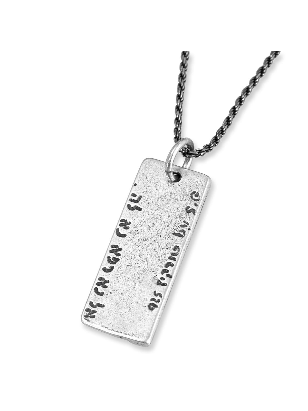 Pendentif Kabbale en argent sterling 925 fabriqué à la main avec pierre d'opale - Hea