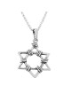 Collier étoile de David filaire en argent sterling