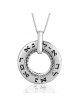 Grand collier de roue en argent - Guérison - Nombres 12:13