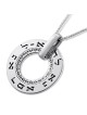 Large Silver Wheel Necklace - Healing - Numbers 12:13