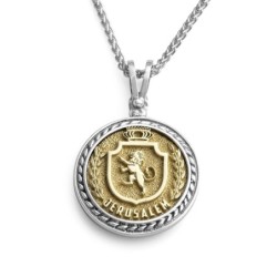 Rafael Jewelry Handcrafted Sterling Silver Medallion Pendant Necklace