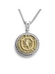 Rafael Jewelry Collier avec pendentif médaillon en argent sterling fabriqué à la main