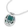 Rafael Jewelry Eilat Stone and Silver Hamsa Necklace