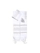 Gabrieli Handwoven White Silk Tallit S... | Gabrieli Hand Woven Tallit