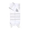 Gabrieli Handwoven White Silk Tallit S... | Gabrieli Hand Woven Tallit