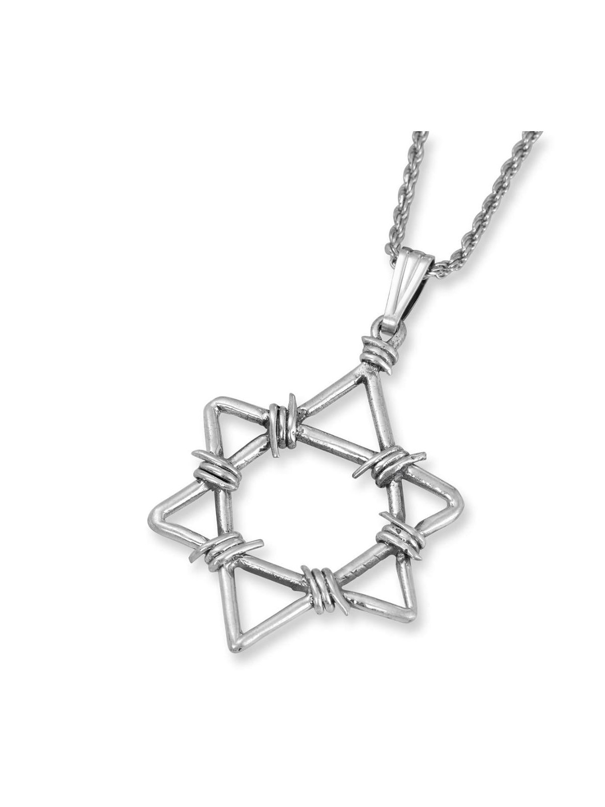 תליון מגן דוד חוט כסף תכשיטי רפאל