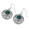 Rafael Jewelry Silver and Eilat Stone Ball Earrings