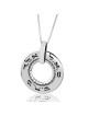 Grand collier de Kabbale en argent avec noms saints