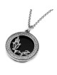 Collier de luxe pour hommes en argent sterling 925 et pierre d'onyx avec ha épais