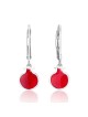 Marina Jewelry Boucles d'oreilles dormeuses en argent sterling 925 avec grenade
