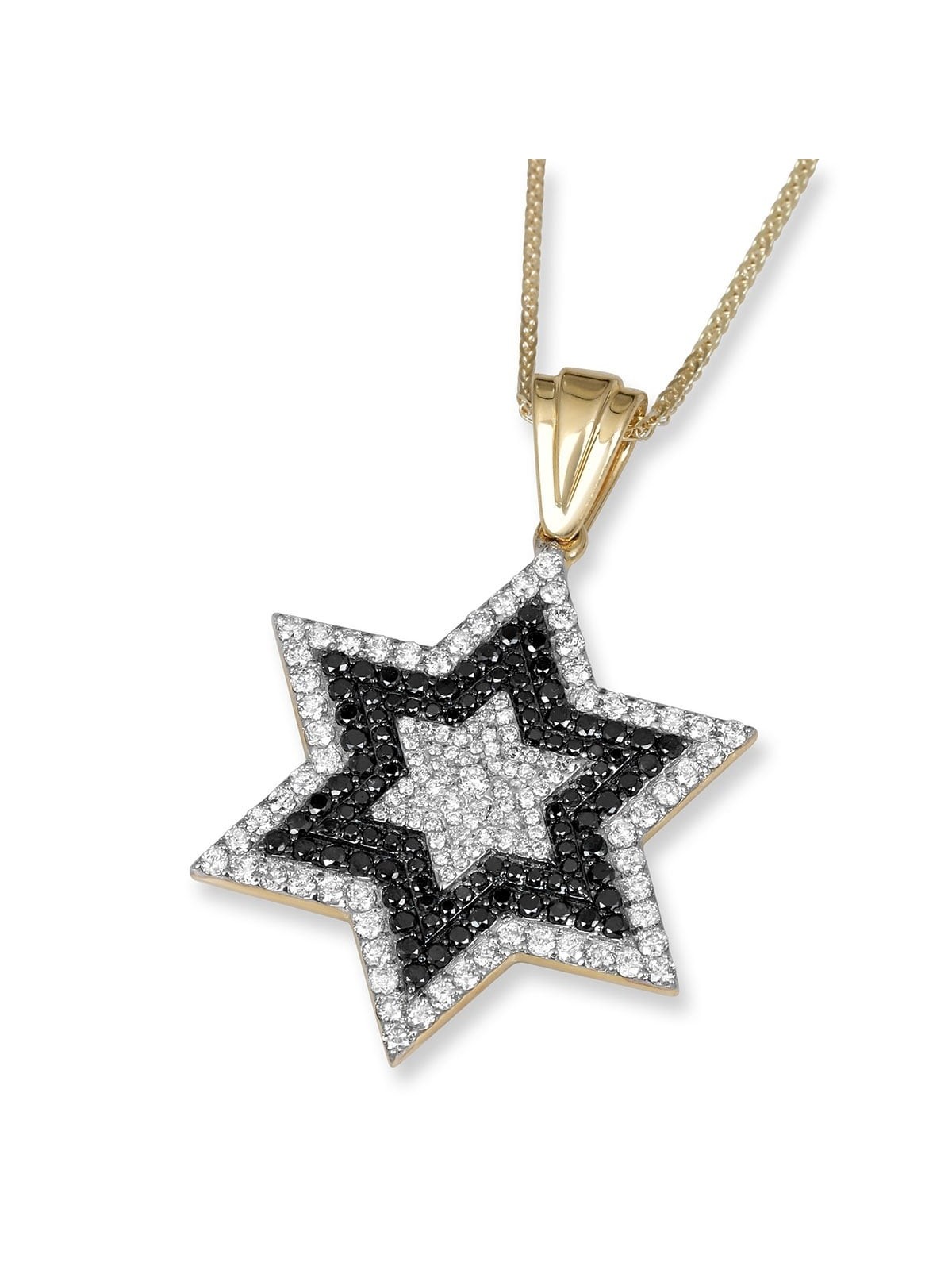 Anbinder Jewelry Deluxe Diamond-Accented 14K Yellow Gold Star of David