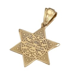 Anbinder Jewelry Deluxe Diamond-Accented 14K Yellow Gold Star of David