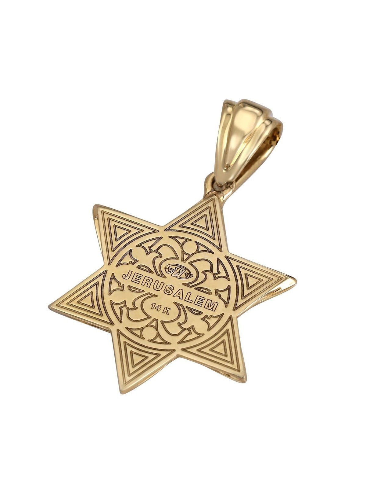 Anbinder Jewelry Deluxe Diamond-Accented 14K Yellow Gold Star of David