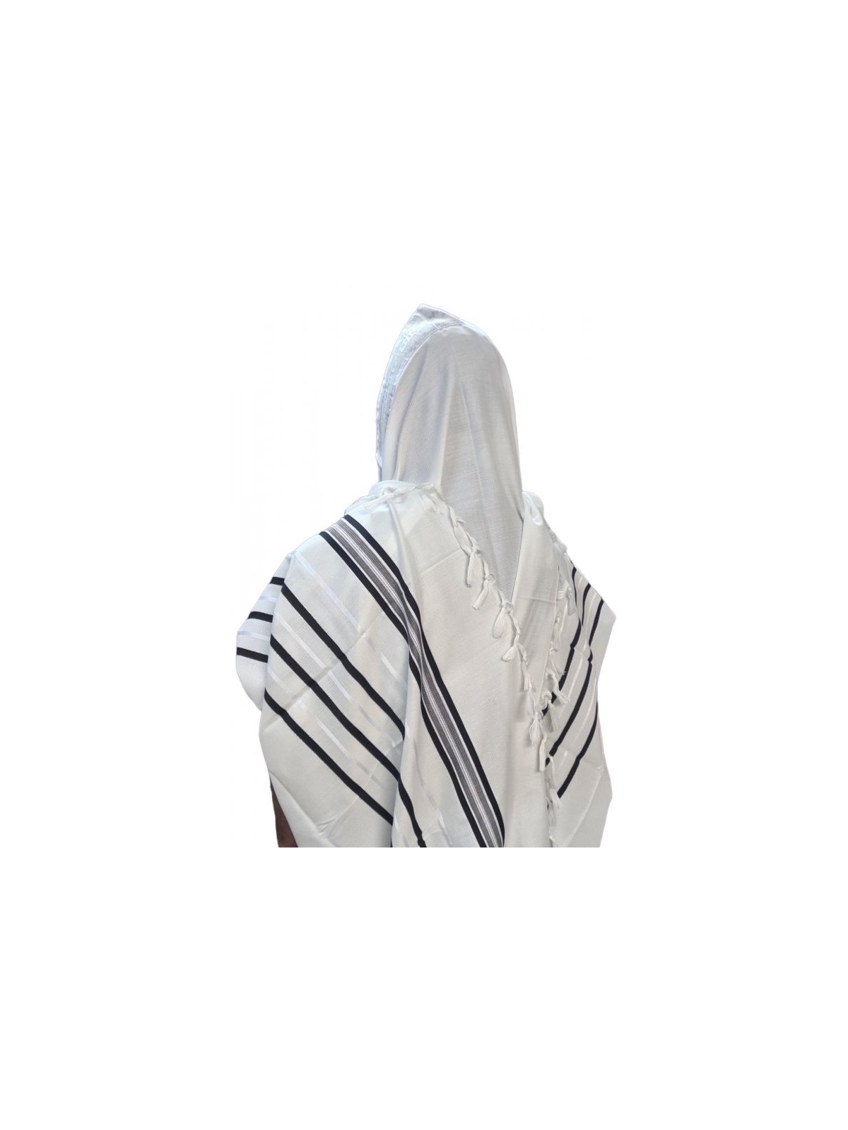 Acrylic Non Slip Tallit Textured Checke... | Traditional Prayer Shawls