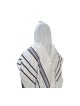 Acrylic Non Slip Tallit Textured Checke... | Traditional Prayer Shawls
