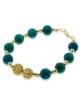 Eilat Stones and Gold Filled Beads Bracelet