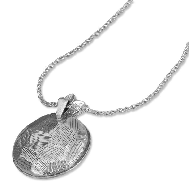 Collier de grenade en argent sterling et or 9 carats avec pierres de grenat -