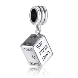 Marina Jewelry Sterling Silver Engraved Choshen Pendant Charm