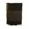 Gabrieli Handwoven Black Wool Tallit S... | Gabrieli Hand Woven Tallit