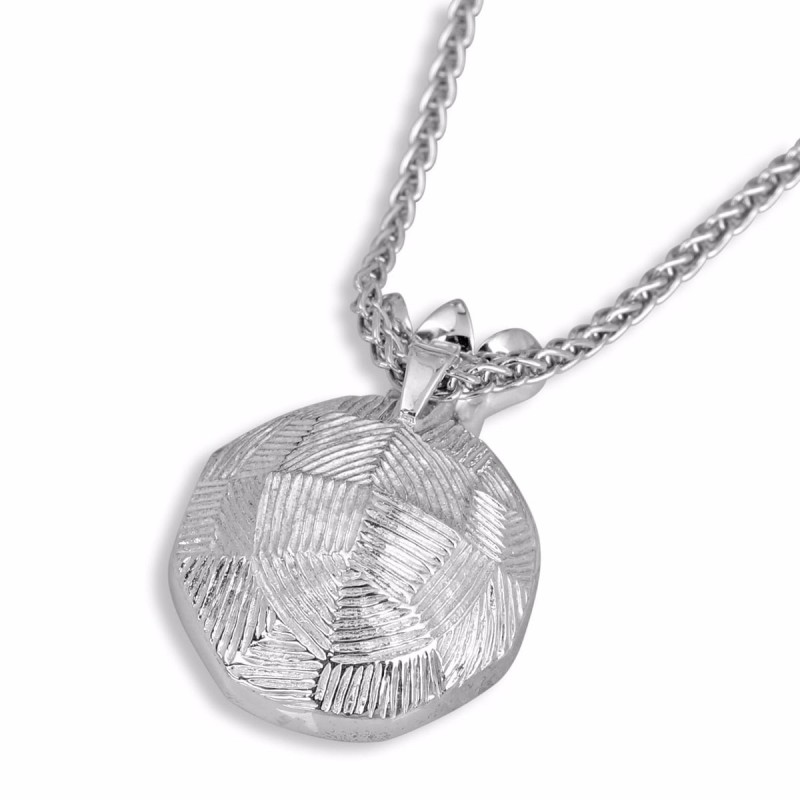 Rafael Jewlery Grenade en argent sterling 925 et or 9 carats avec grenat