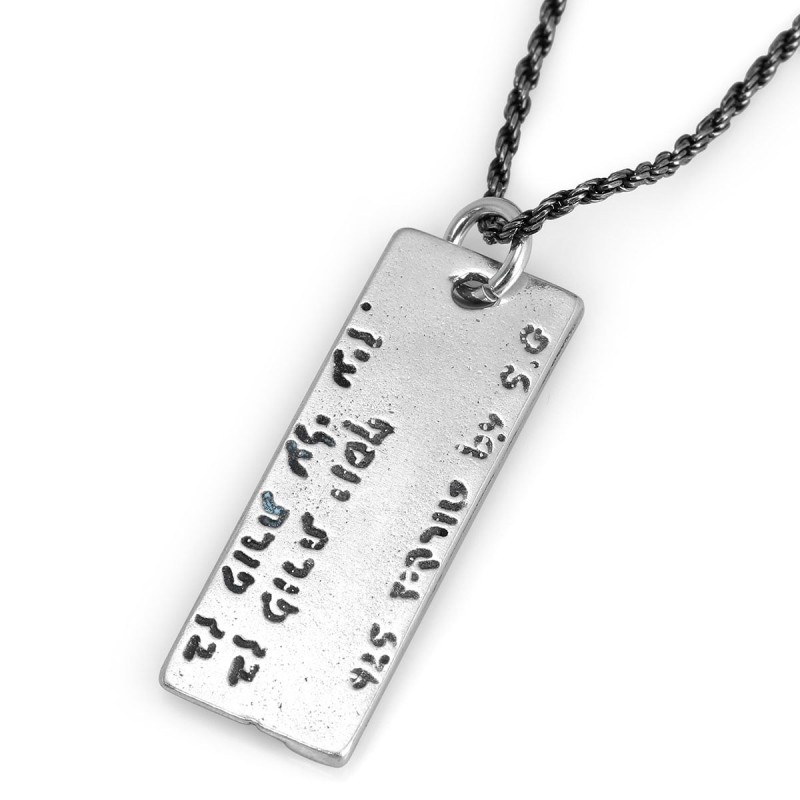 Pendentif Kabbale en argent sterling 925 fait à la main avec pierre d'opale - Divine