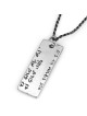 Pendentif Kabbale en argent sterling 925 fait à la main avec pierre d'opale - Divine
