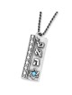 Handcrafted 925 Sterling Silver Kabbalah Pendant With Opal Stone - Rel