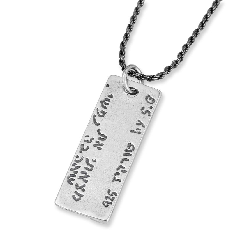 Pendentif Kabbale en argent sterling 925 fabriqué à la main avec pierre d'opale - Rel