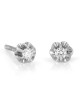 14K Gold Pronged Diamond Stud Earrings (Choice of Color)