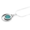 Eilat Stone and Silver Round Necklace