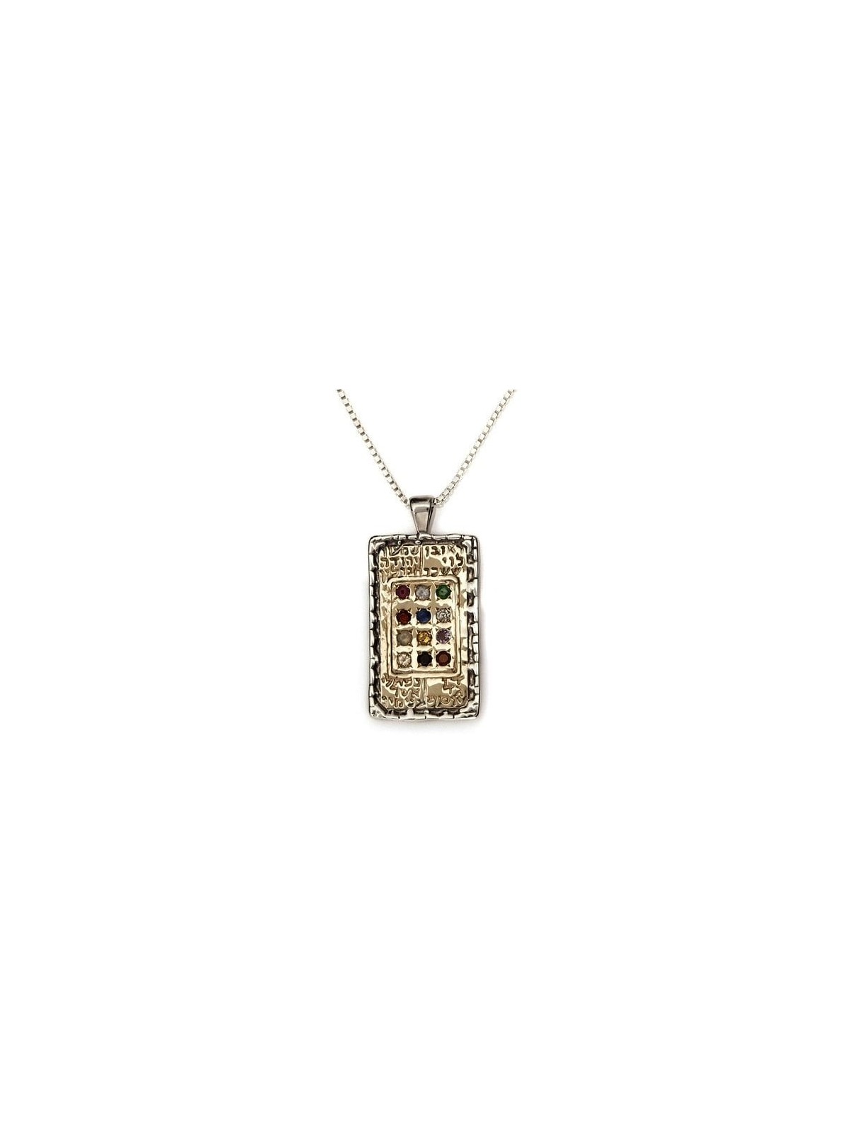 Collier Hoshen en argent sterling et or 9 carats