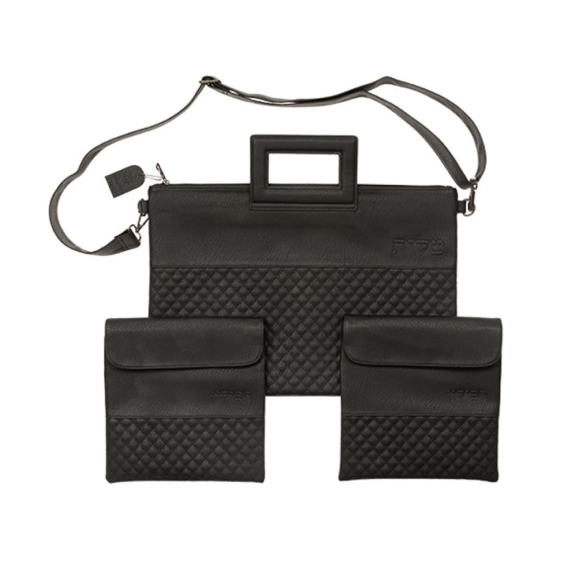 Three Piece Set Tallit Bag with Strap Two T... | Talit & Tefillin Bags