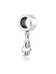Marina Jewelry Pendentif Hamsa en Argent Sterling avec Zircone Cubique