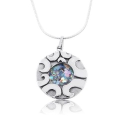 Collier d’Arches Romaines en Verre et Argent