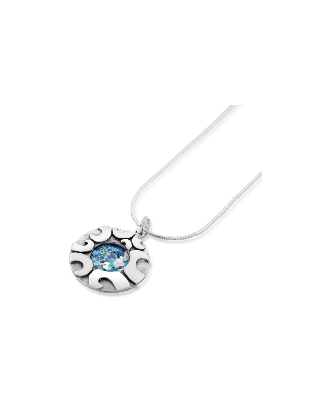 Collier d’Arches Romaines en Verre et Argent