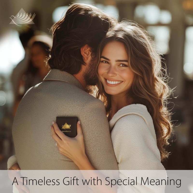 Silver & Gold Spinning Wheel Necklace - Beloved (Song of Songs 6:3)