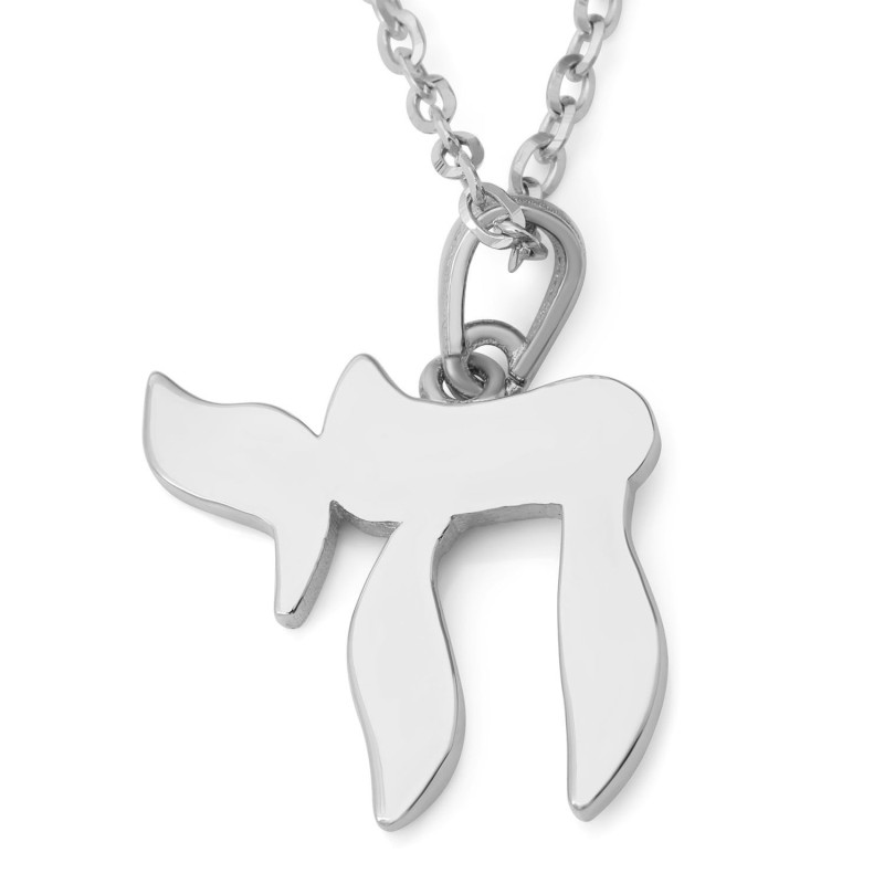 Minimalist 14K Gold Chai Pendant Necklace for Women