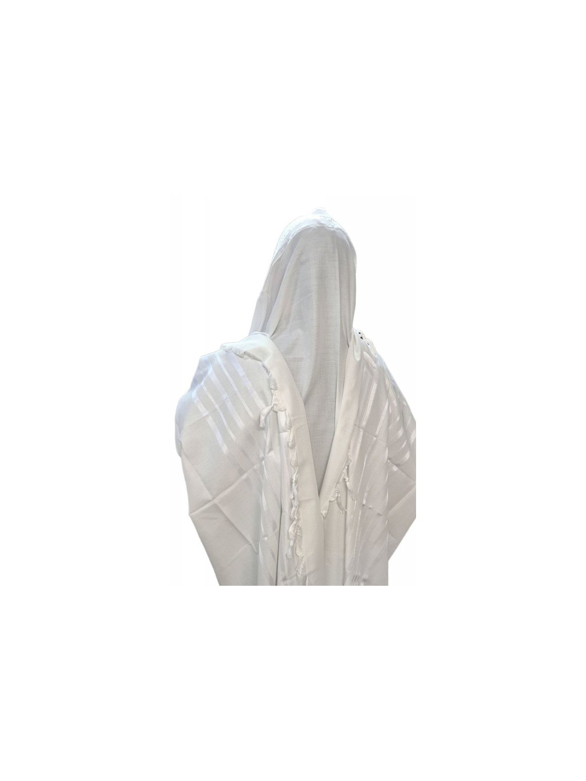 Acrylic Non Slip Tallit Textured Checke... | Traditional Prayer Shawls