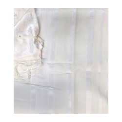 Acrylic Non Slip Tallit Textured Checke... | Traditional Prayer Shawls