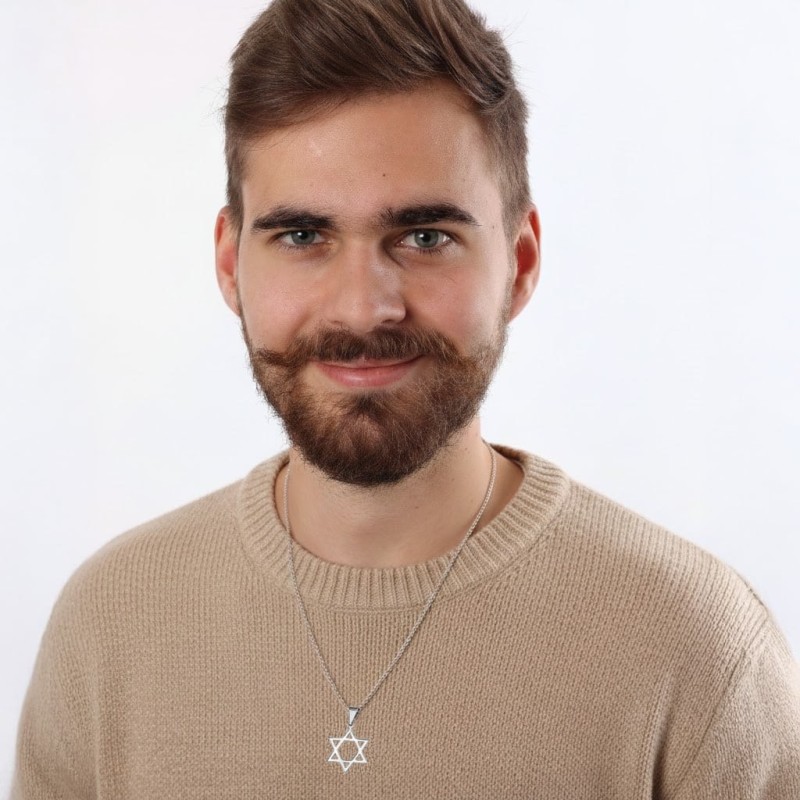 Classic Sterling Silver Star of David Pendant Necklace