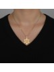 Unisex Star of David and Am Yisrael Chai Necklace - Silver or Gold Pla