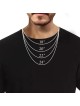 Collier unisexe étoile de David et Am Yisrael Chai - Pla argent ou or