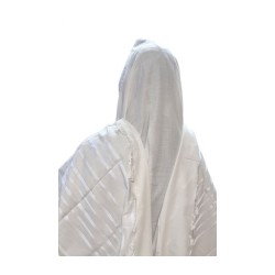 Acrylic Non Slip Tallit Textured Checke... | Traditional Prayer Shawls