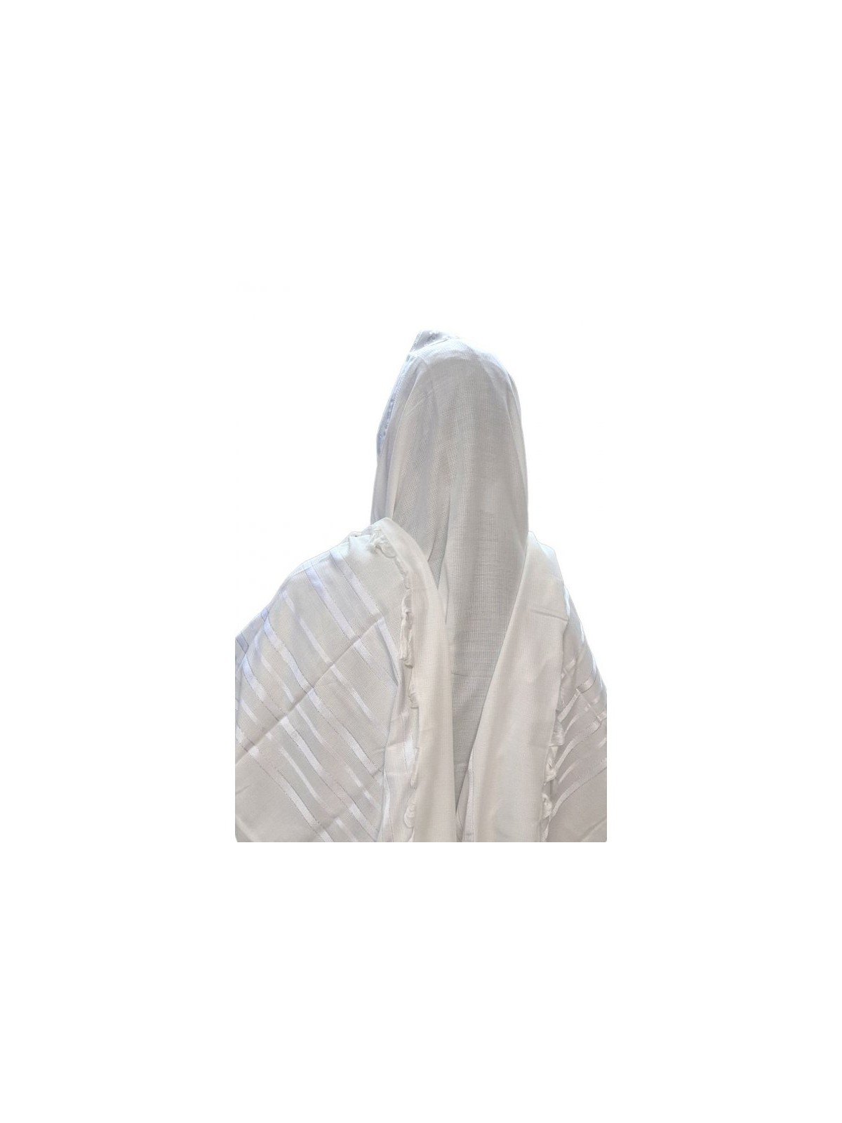 Acrylic Non Slip Tallit Textured Checke... | Traditional Prayer Shawls