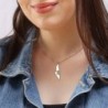 Map of Israel Necklace with Cut-Out Star of David - Silver or Gold-Pla