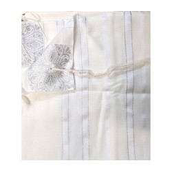 Acrylic Non Slip Tallit Textured Checke... | Traditional Prayer Shawls