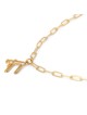 Collier de contour Chai d'épaisseur de luxe avec chaîne de trombone - 925 Ster